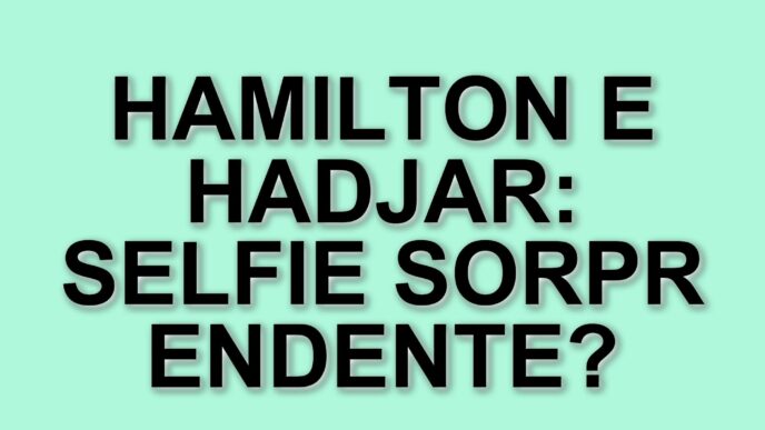 Lewis Hamilton e Isack Hadjar: il selfie che ha sorpreso i fan durante il GP d'Australia
