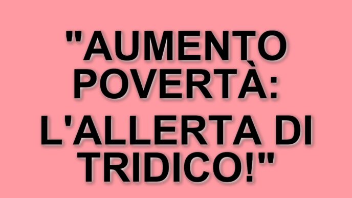 L'impatto della cancellazione del Reddito di cittadinanza: Tridico denuncia l'aumento della povertà