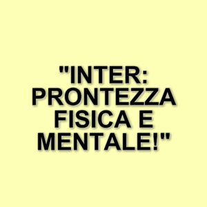 L'inter si prepara al rientro dai nazionali: l'importanza della condizione fisica e mentale