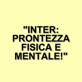 L'inter si prepara al rientro dai nazionali: l'importanza della condizione fisica e mentale