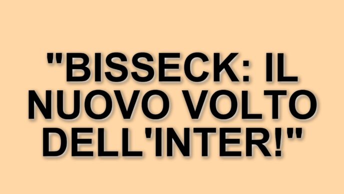 L'inter sperimenta nuove posizioni: Bisseck protagonista di un ruolo inaspettato