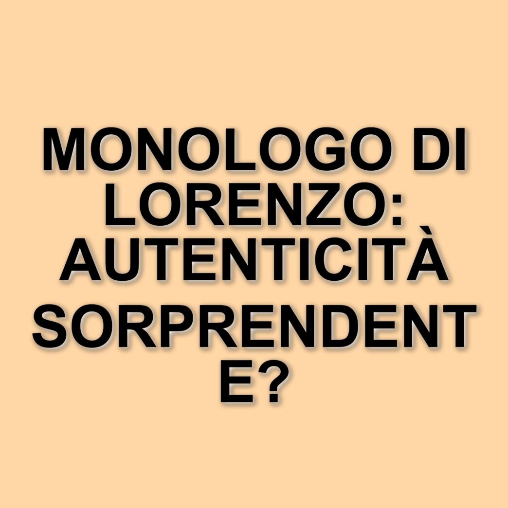 Lorenzo Spolverato: il gieffino che non si risparmia mai e il suo monologo toccante