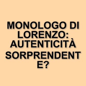 Lorenzo Spolverato: il gieffino che non si risparmia mai e il suo monologo toccante