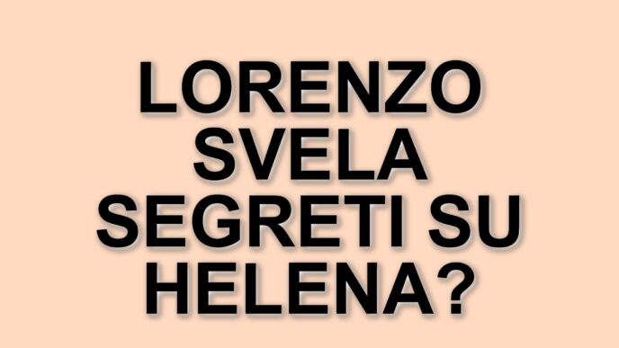 Colpo di scena al Grande Fratello: Lorenzo Spolverato sorprende tutti con una dichiarazione su Helena