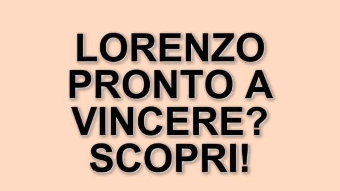 Grande Fratello: Lorenzo Spolverato Si Dichiara Pronto A Vincere La Finale Del Reality
