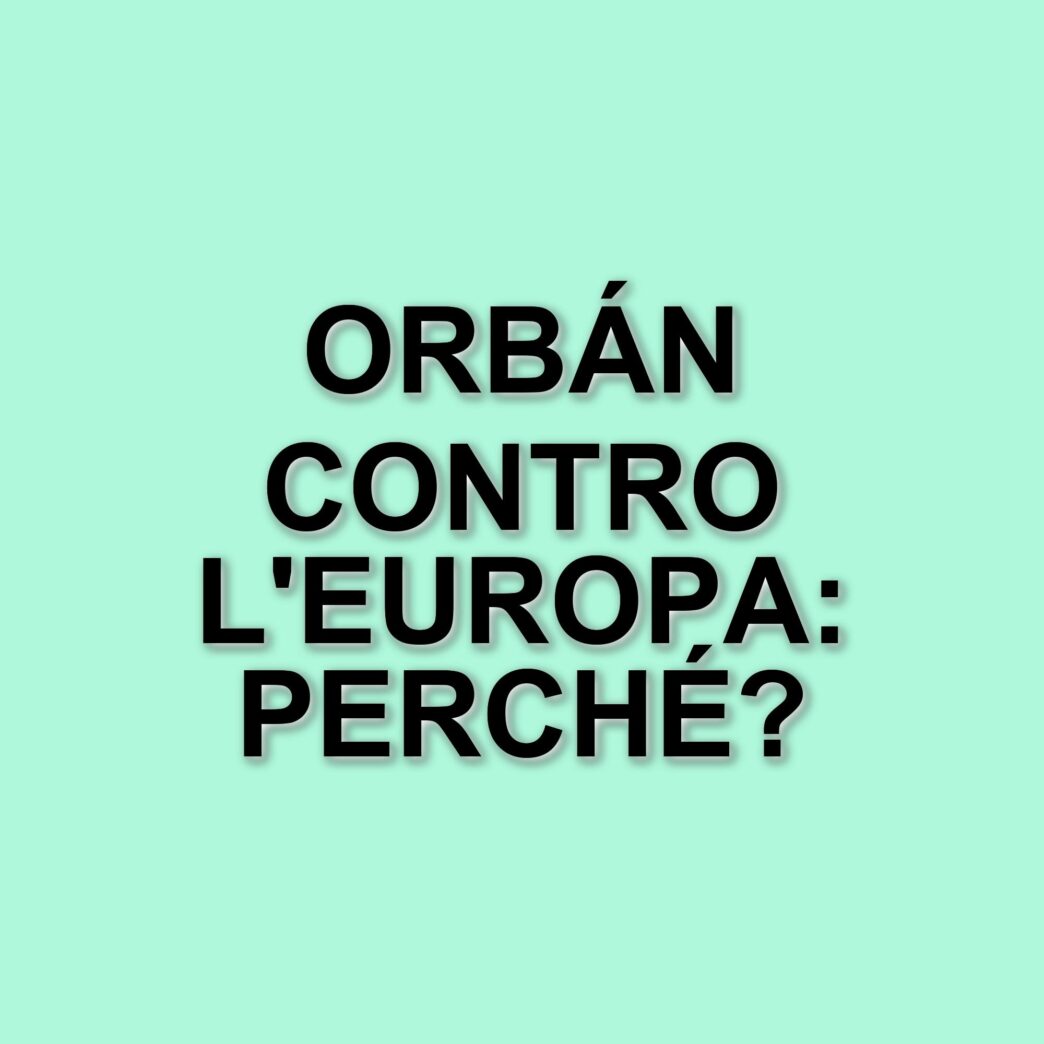 L'unione europea avanza verso il riarmo: Orbán unico contrario al piano per l'Ucraina