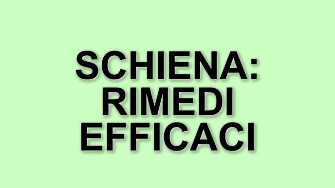 Mal di schiena: i rimedi più efficaci secondo un'analisi approfondita