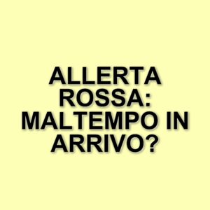 Allerta meteo in Italia: forte maltempo previsto per il 26 marzo 2025