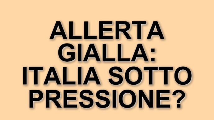 Maltempo In Italia: Nove Regioni Sotto Allerta Gialla Il 29 Marzo 2025
