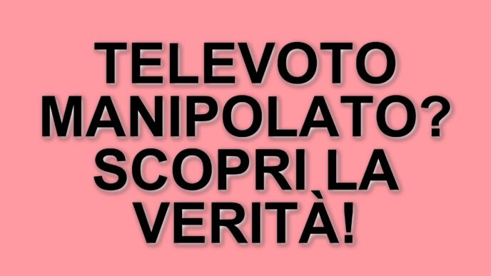 Manipolazione del Televoto: Rivelazioni Shock da un Ex Fan del Grande Fratello