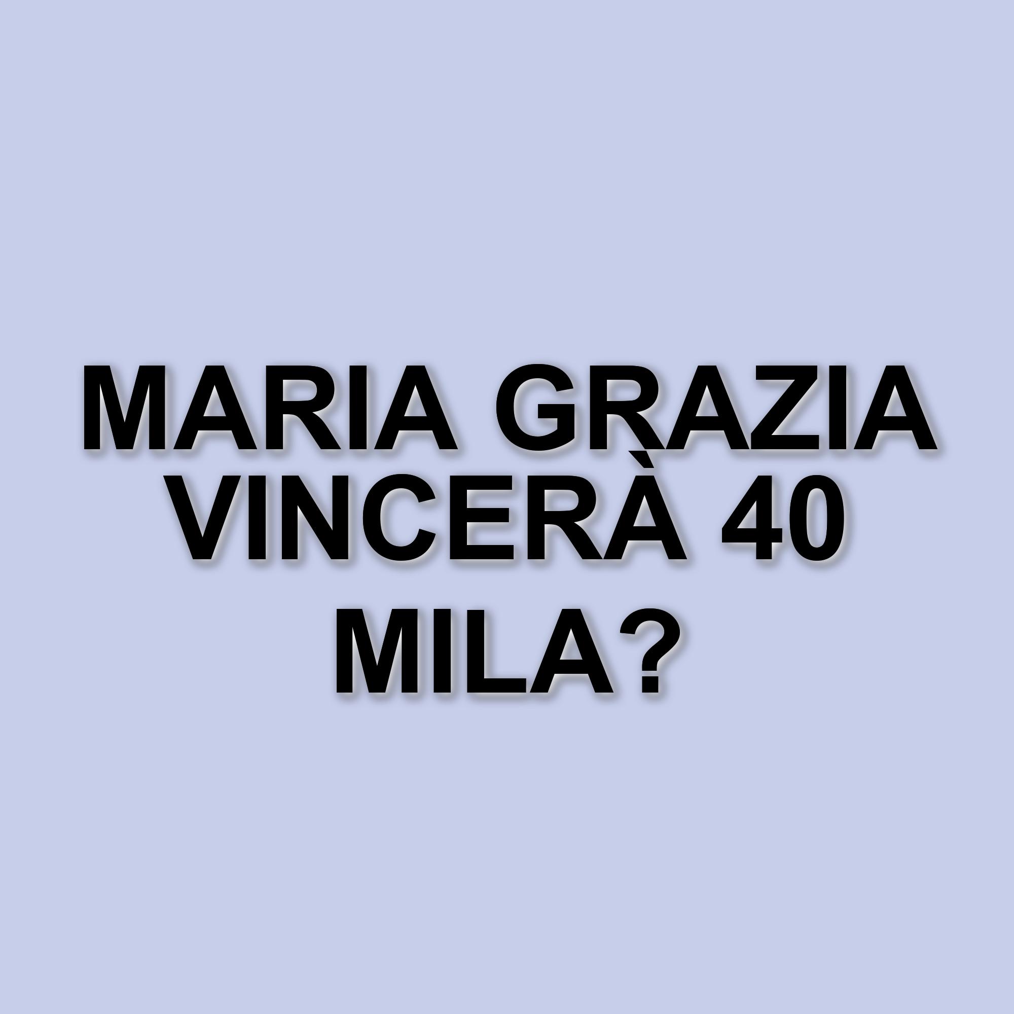 Maria Grazia dalla Sardegna sfida il dottore ad Affari Tuoi e conquista 40 mila euro