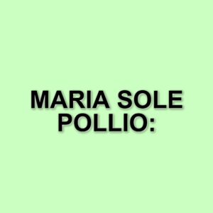 Maria Sole Pollio: La giovane stella del cinema italiano e il suo percorso di successo