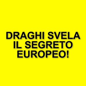 Mario Draghi al Senato: l'Europa e il dilemma del surplus commerciale