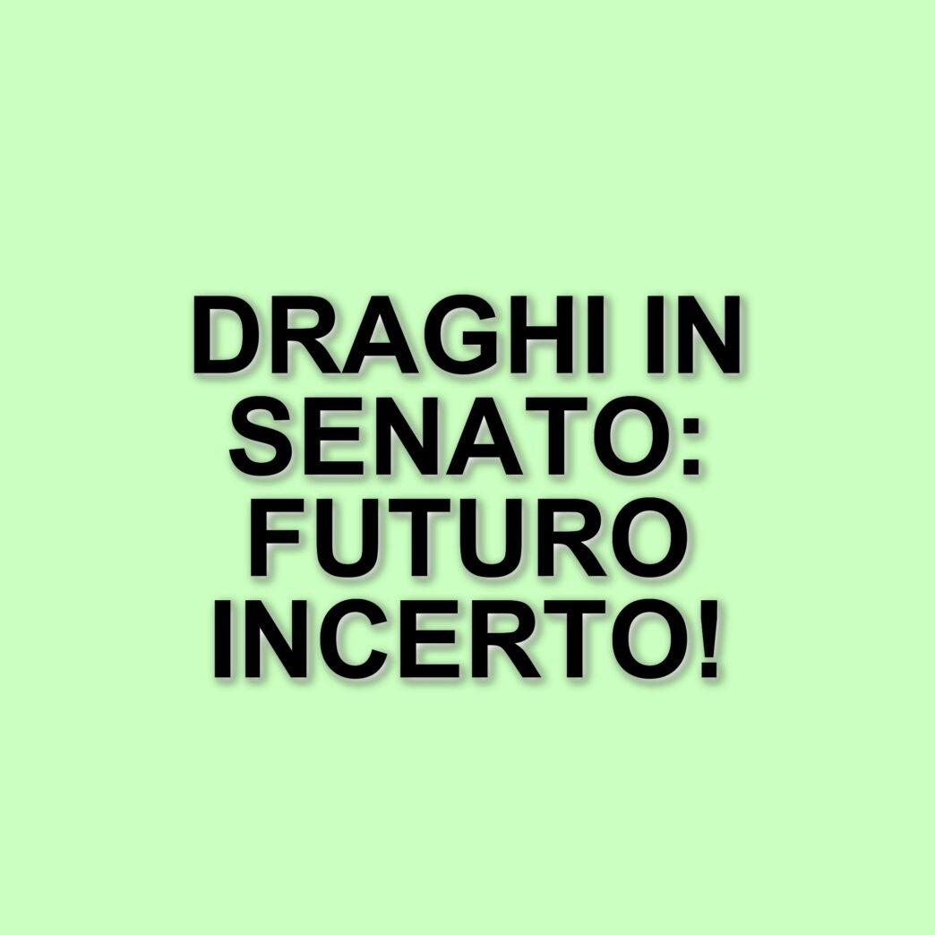 Mario Draghi torna in Senato: emozioni e interrogativi sull'Europa e l'Italia