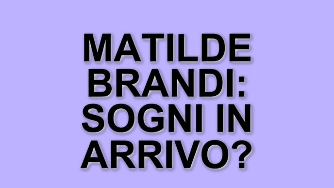 Matilde Brandi: ritorno in TV con "Ne vedremo delle belle" e una carriera da sogno
