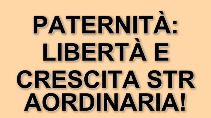 Matteo Bussola: La paternità come nuova libertà e opportunità di crescita