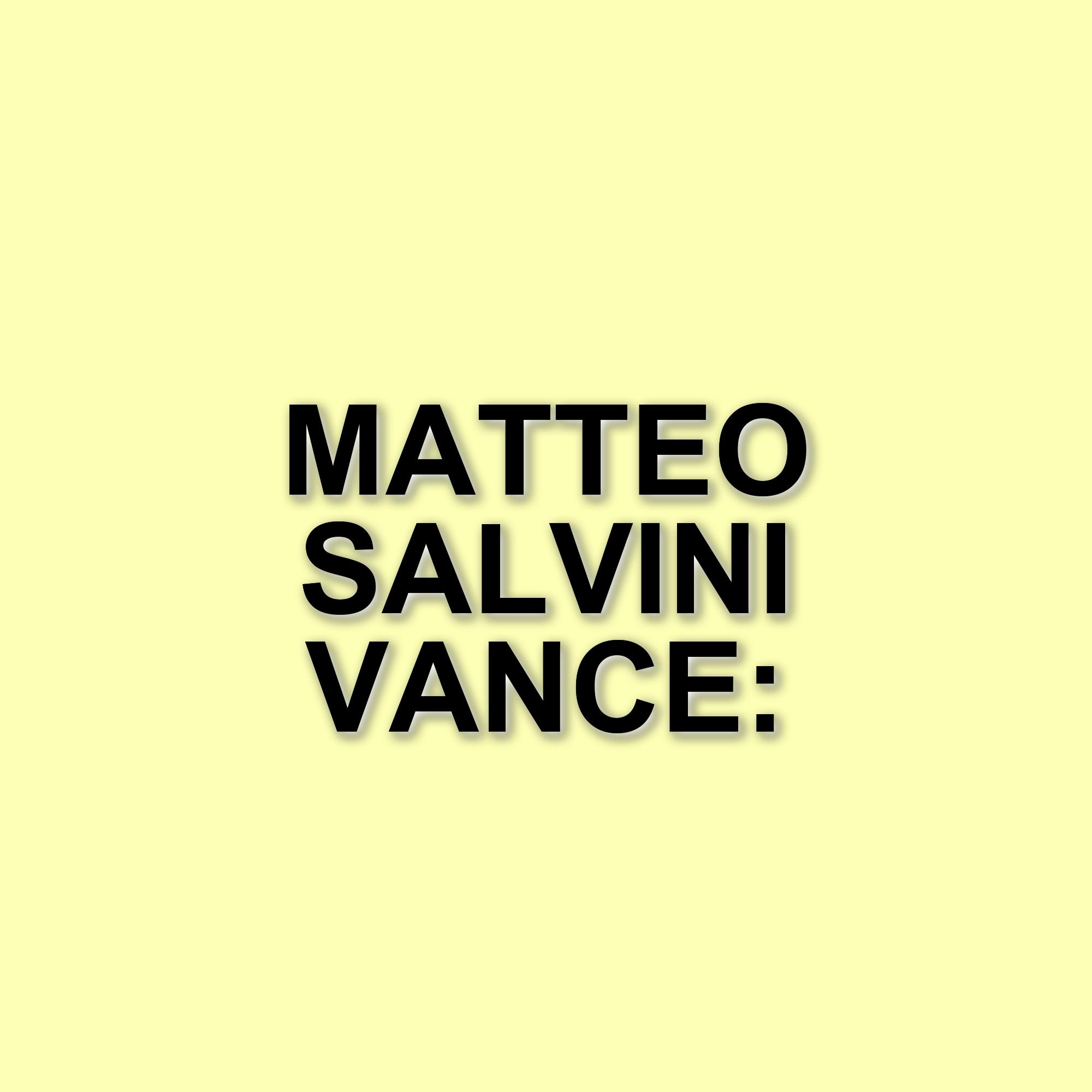 Matteo Salvini e JD Vance: colloquio telefonico per rafforzare i legami tra Italia e Stati Uniti