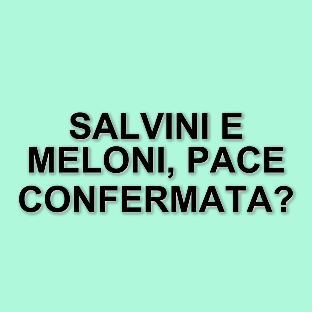 Matteo Salvini rassicura: nessun attrito con Giorgia Meloni dopo la telefonata con il vicepresidente Usa