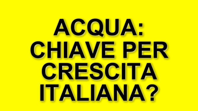 Maximo Ibarra di Engineering: L'importanza dell'acqua per la crescita economica italiana