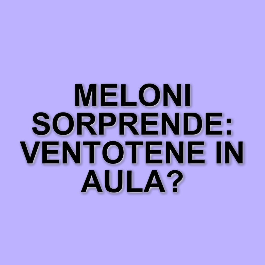Meloni e il Manifesto di Ventotene: un intervento controverso in aula