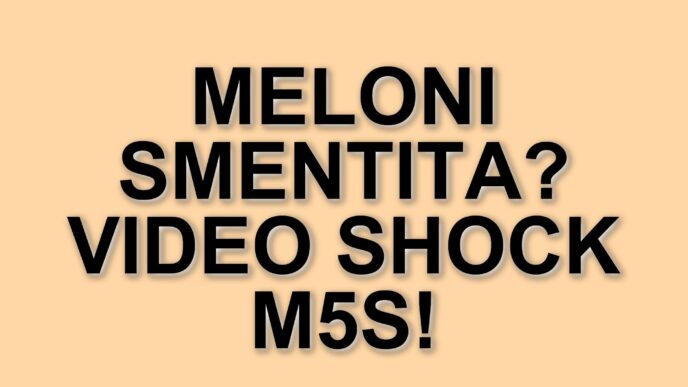 Meloni smentisce le sue stesse dichiarazioni sulla "vittoria" dell'Ucraina: il M5s pubblica un video incriminante