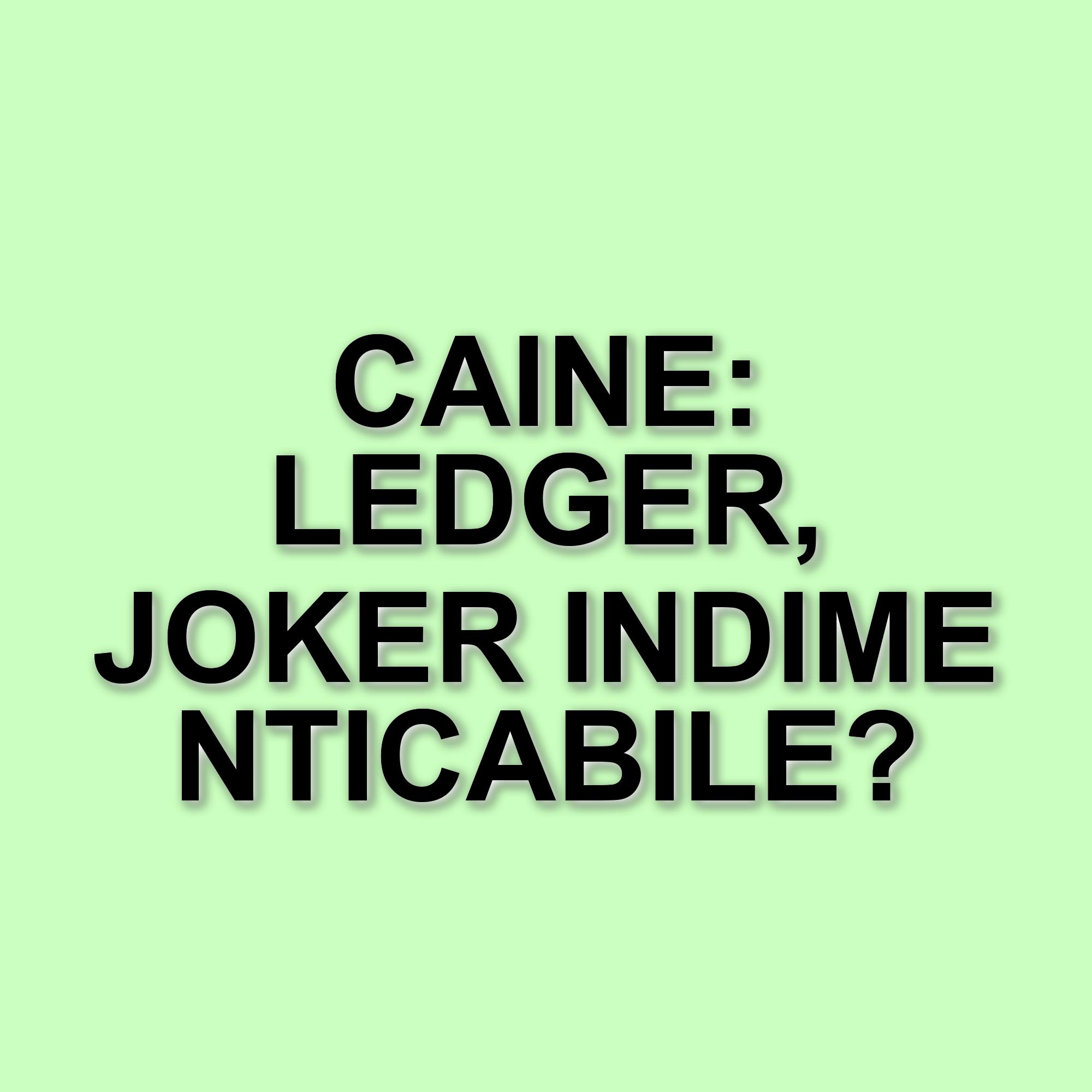Michael Caine celebra l'interpretazione di Heath Ledger nel ruolo del Joker in Batman