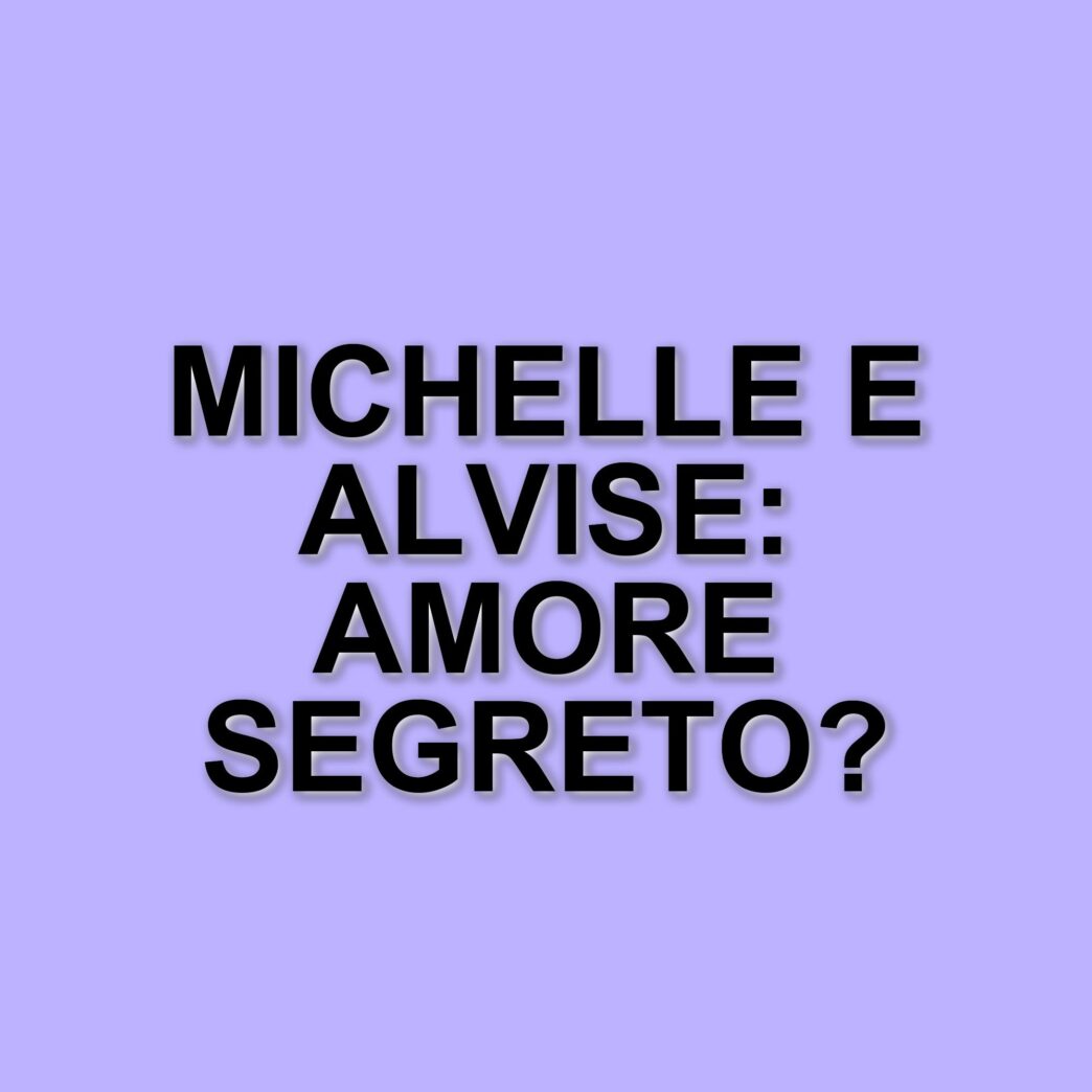 Michelle Hunziker e Alvise Rigo: una nuova storia d'amore in arrivo?