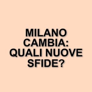 Milano, inchiesta urbanistica e le nuove sfide politiche: intervista a Luca Bernardo
