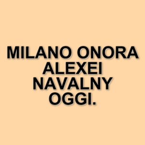 Milano ricorda Alexei Navalny: la figlia Daria presente all'inaugurazione della targa commemorativa