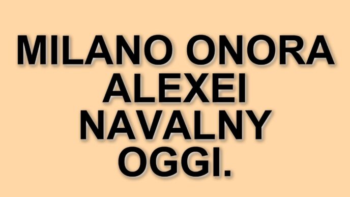 Milano ricorda Alexei Navalny: la figlia Daria presente all'inaugurazione della targa commemorativa