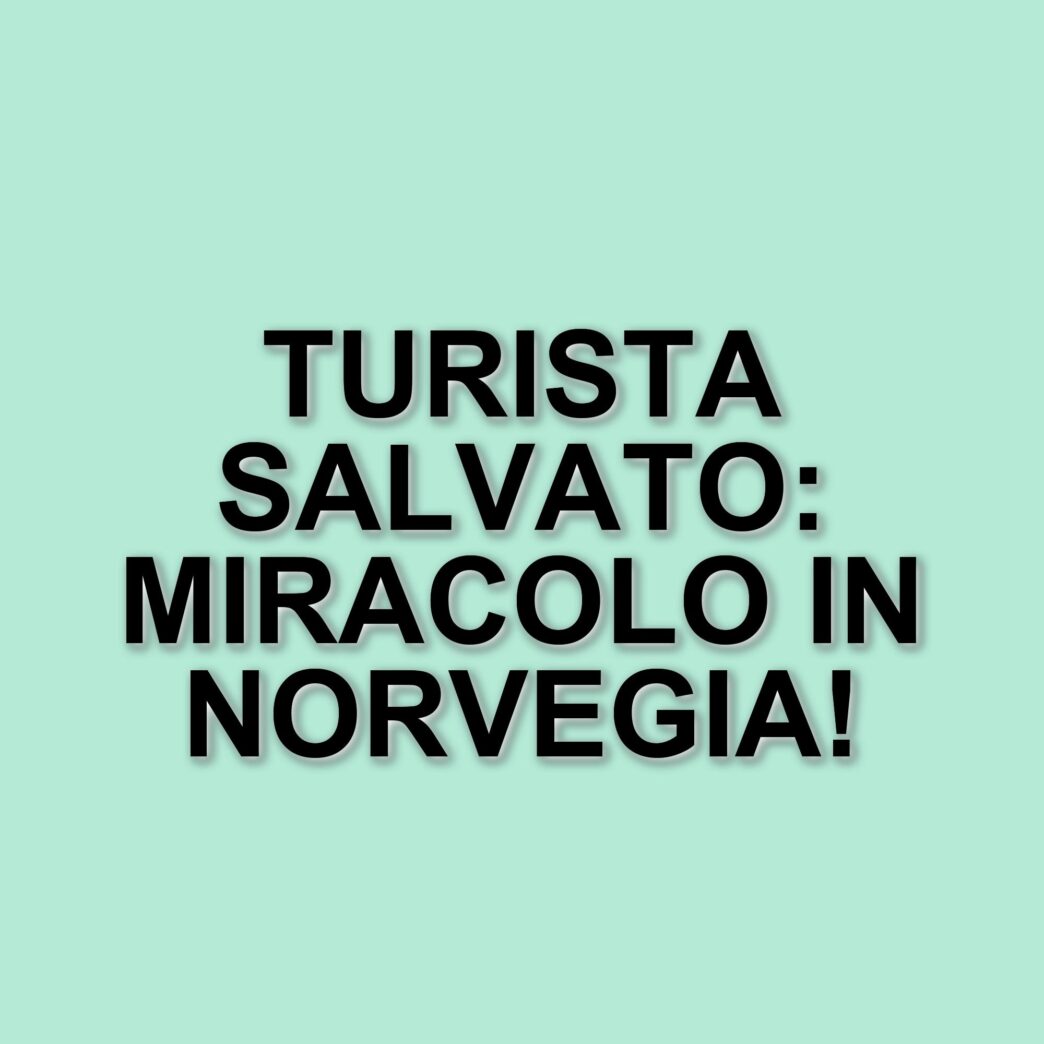 Miracoloso salvataggio di un turista sepolto da una valanga in Norvegia