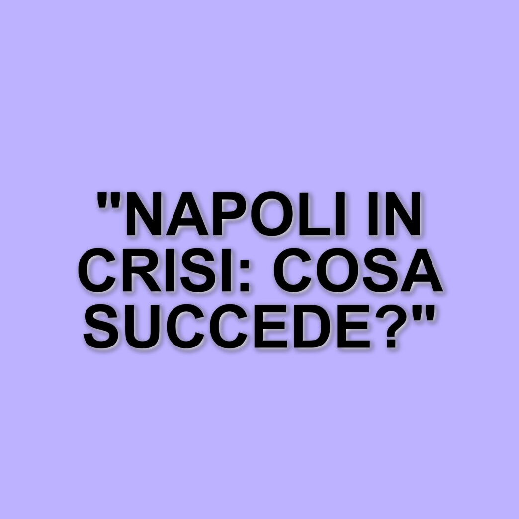 Napoli in difficoltà: solo 17 punti nelle ultime 10 partite e il pareggio con il Venezia evidenzia la crisi