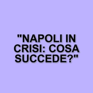 Napoli in difficoltà: solo 17 punti nelle ultime 10 partite e il pareggio con il Venezia evidenzia la crisi