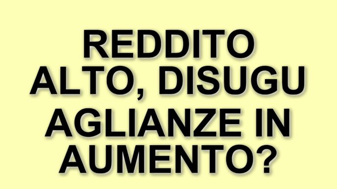 Istat: Il reddito delle famiglie italiane in calo e le disuguaglianze in aumento
