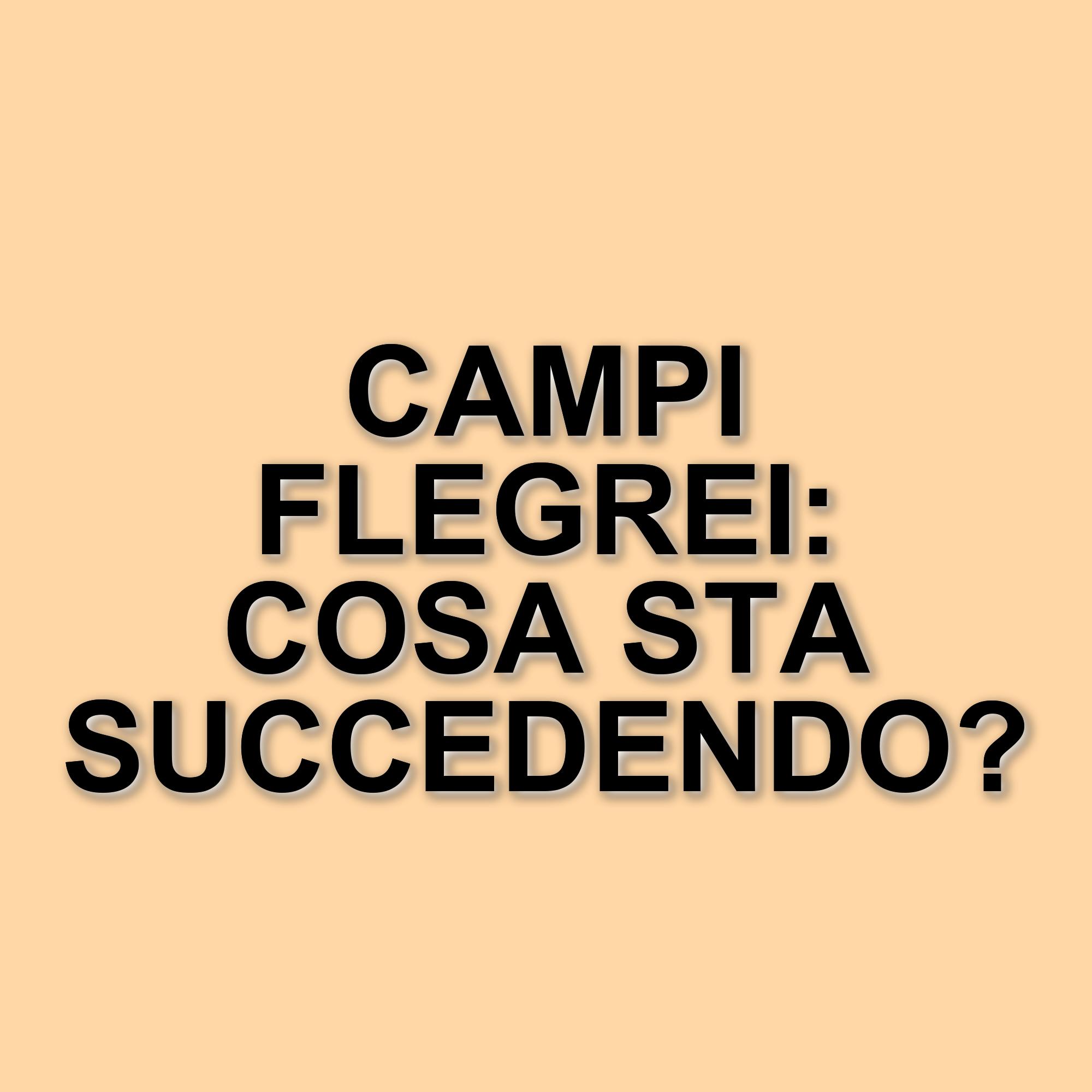 Terremoti ai Campi Flegrei: due scosse leggere in una notte, diminuzione degli eventi sismici