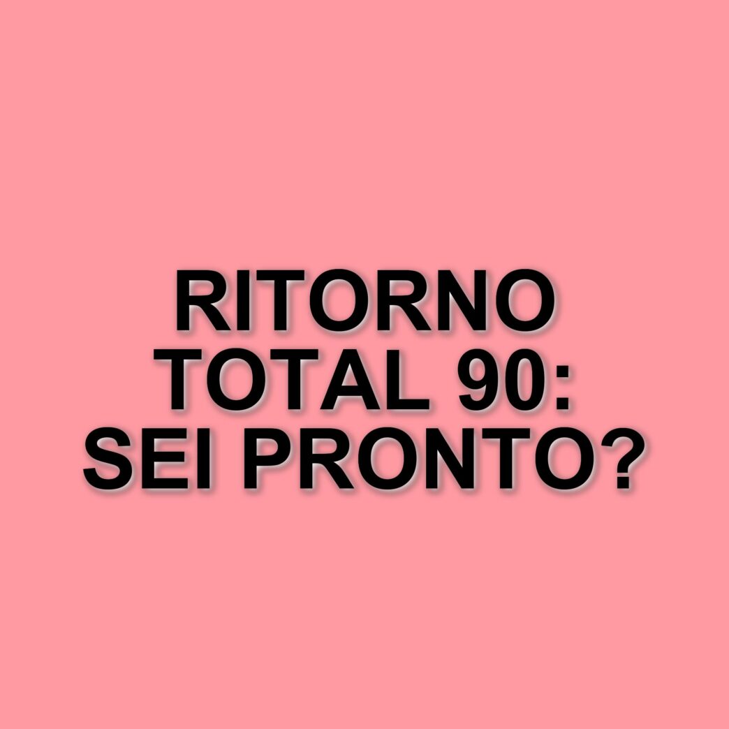 Il ritorno delle Total 90: un tuffo nel passato calcistico degli anni 2000
