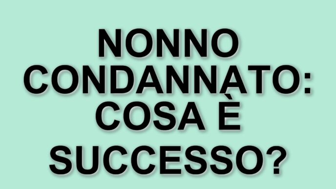 Nonno di 87 anni arrestato per abusi sessuali sulla nipote: condanna definitiva a 5 anni e 6 mesi