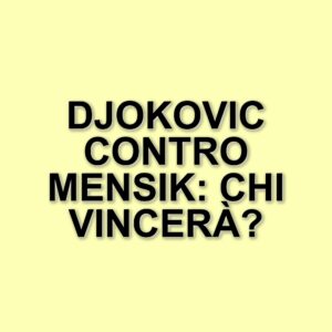Novak Djokovic sfida il giovane talento Jakub Mensik nella finale di Miami