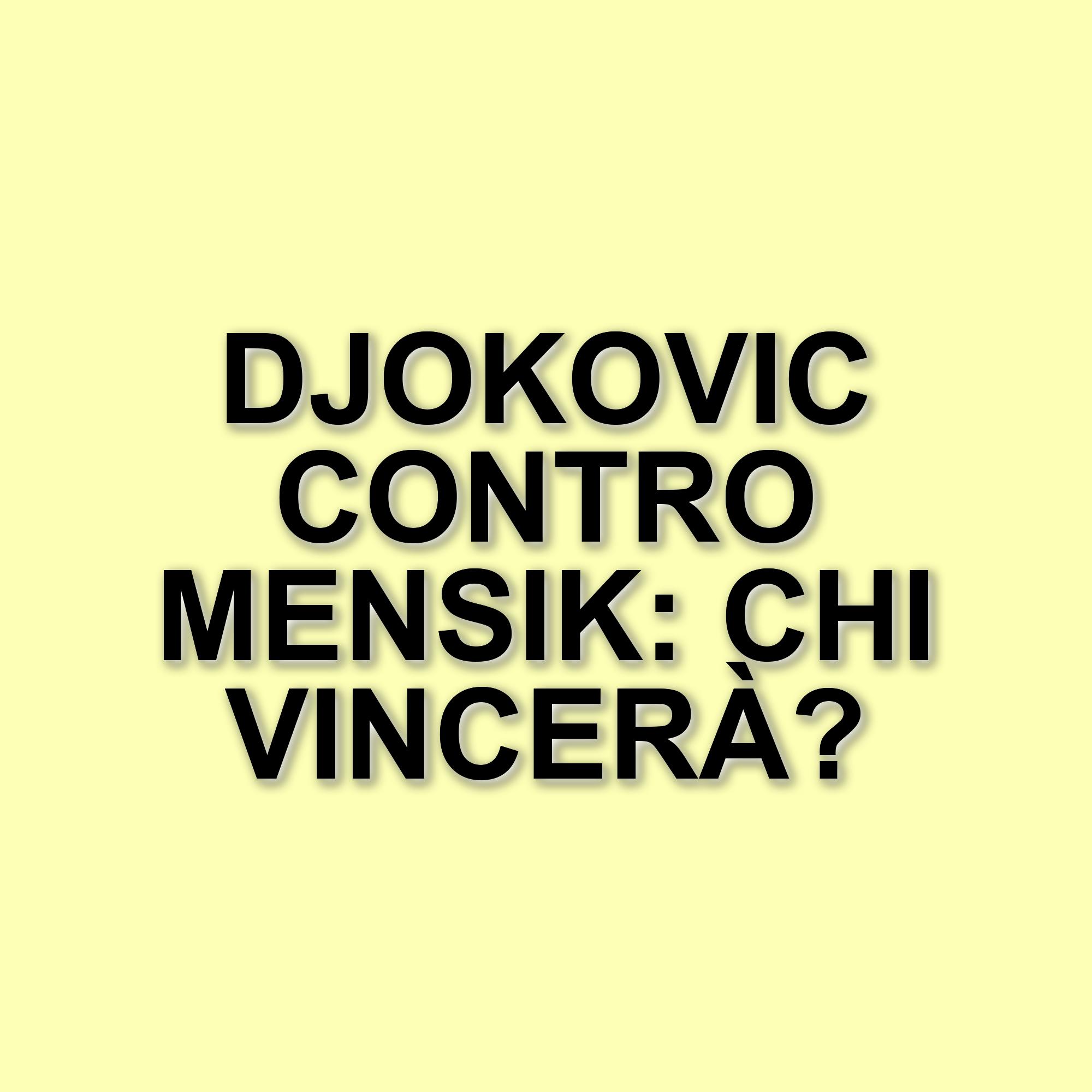 Novak Djokovic sfida il giovane talento Jakub Mensik nella finale di Miami