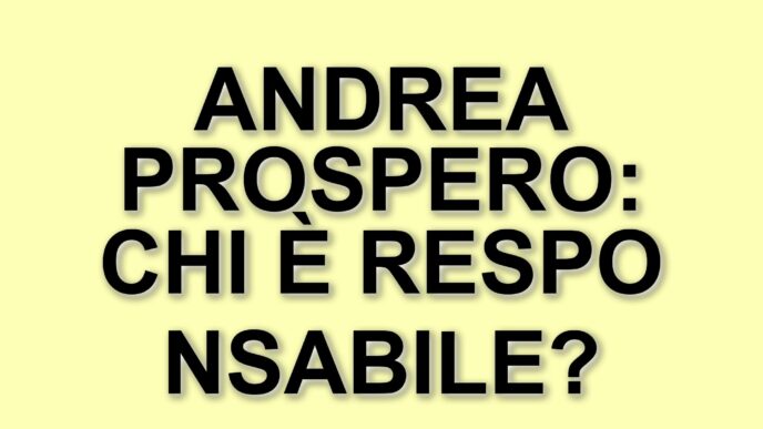 Nuovi sviluppi nel caso di Andrea Prospero: indagini su istigazione e responsabilità