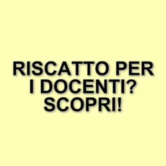 Nuovo disegno di legge in Senato: opportunità di riscatto per i dipendenti della scuola