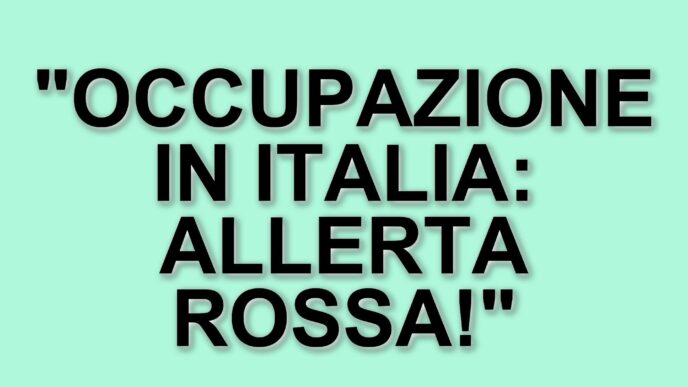 Occupazione in Italia: dati Eurostat rivelano un quadro preoccupante nonostante i progressi