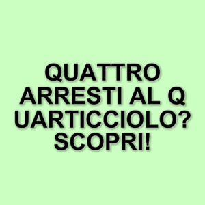 Operazione antidroga al Quarticciolo: quattro arresti e un 35enne in manette