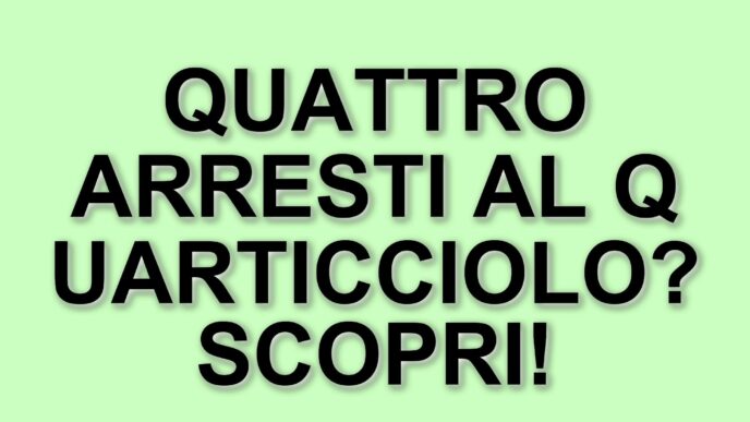 Operazione antidroga al Quarticciolo: quattro arresti e un 35enne in manette