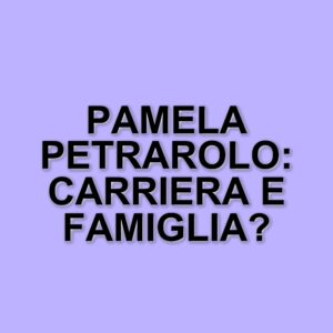 Pamela Petrarolo: la showgirl degli anni '90 tra carriera, famiglia e ritorni in tv