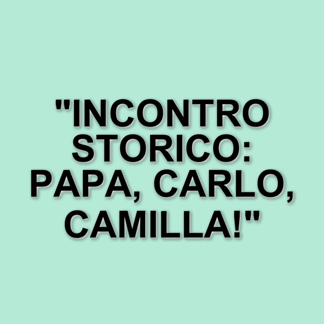 Papa Francesco pronto a incontrare re Carlo e la regina Camilla durante la visita in Italia
