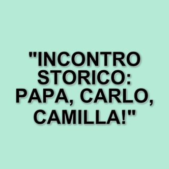 Papa Francesco pronto a incontrare re Carlo e la regina Camilla durante la visita in Italia