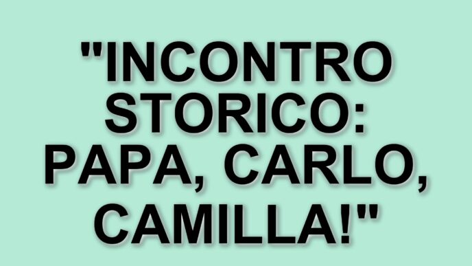 Papa Francesco pronto a incontrare re Carlo e la regina Camilla durante la visita in Italia