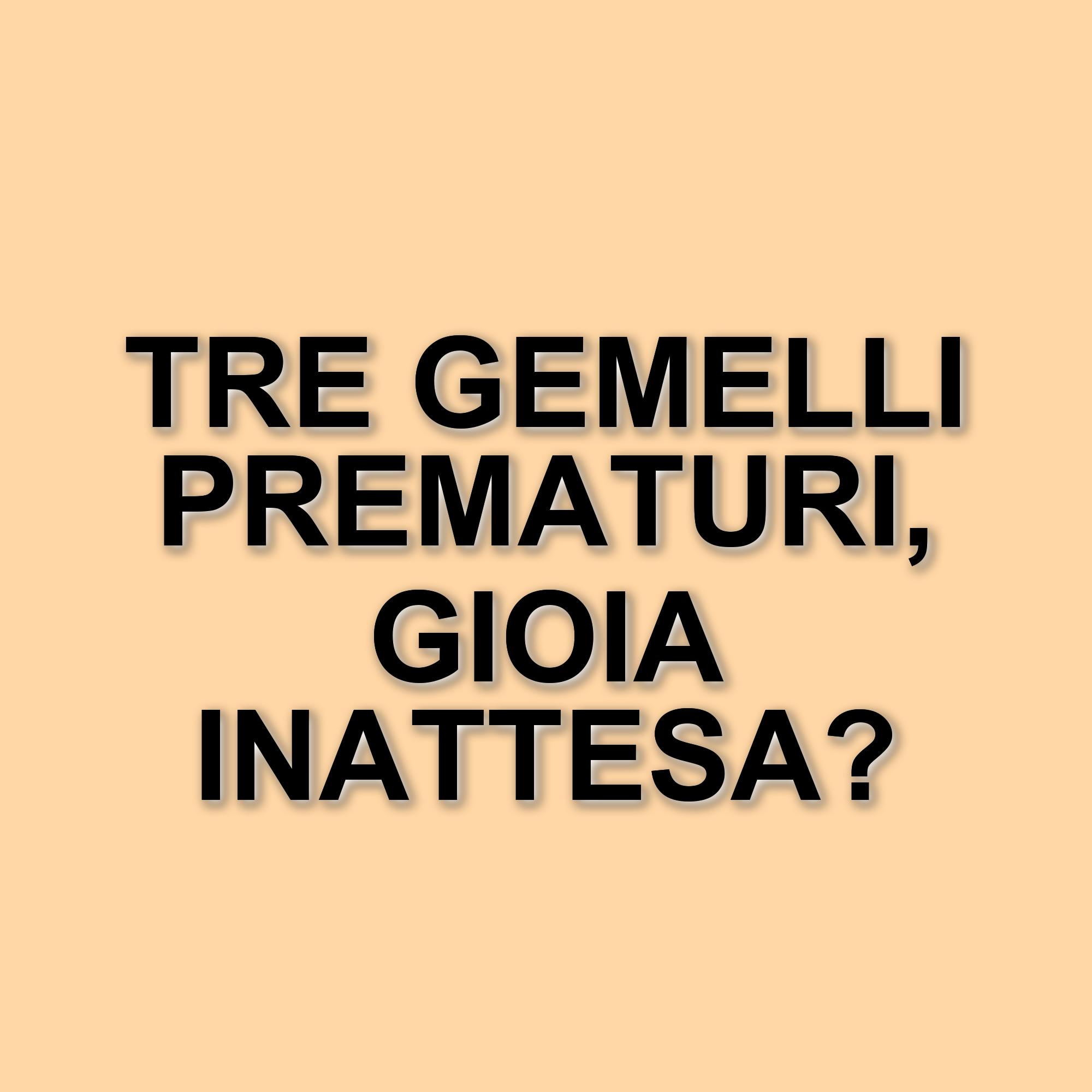 Parto trigemellare al Policlinico di Foggia: tre gemelli nati prematuramente, condizioni stabili