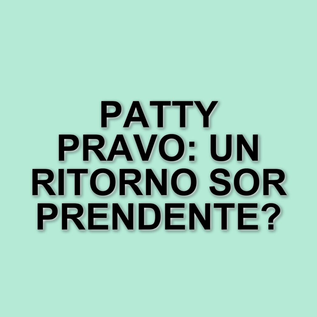 Patty Pravo torna con "Ho provato tutto": il nuovo singolo disponibile dal 21 marzo